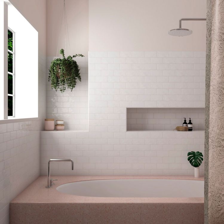 Villa Rica White Gloss 3 x 6